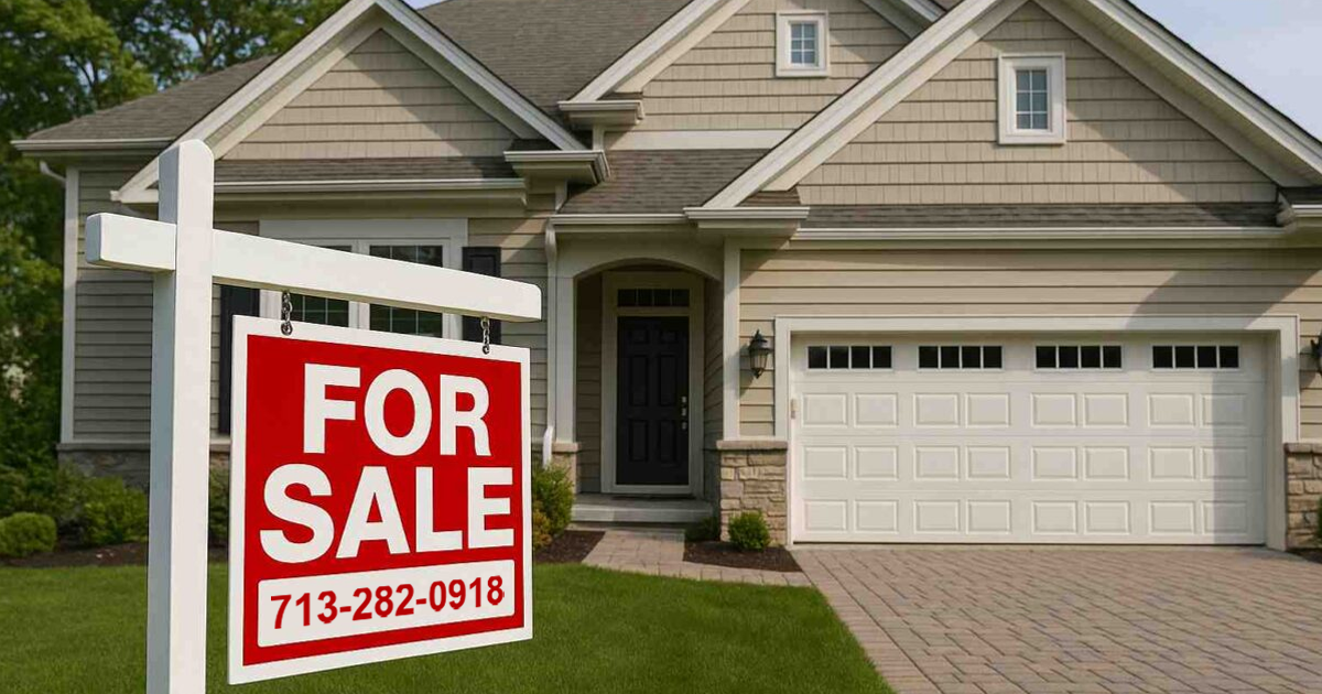 A home listed for sale in Southwest Houston